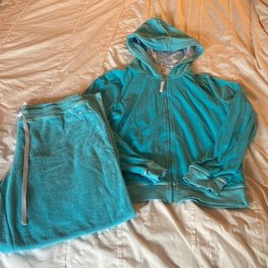 Vintage terry cloth Lilly Pulitzer track suit